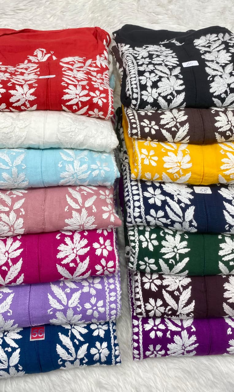 Rayon Comfy Plus Sizes Kurti Sets 50 To 66 Sizes