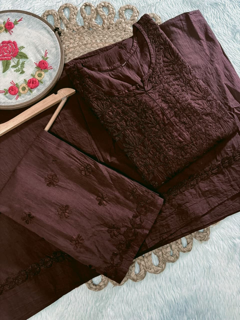 Mul Cotton tone to tone 3pc set