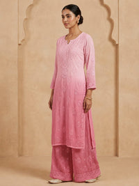 Muslin Co-ord Premium Chikankari Set