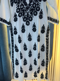 Heavy Rayon Black & White set