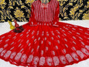 56 Kali Anarkali With A line inner - Chikankari official
