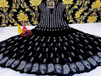 56 Kali Anarkali With A line inner - Chikankari official