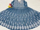 56 Kali Anarkali With A line inner - Chikankari official