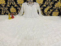 56 Kali Anarkali With A line inner - Chikankari official