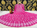 56 Kali Anarkali With A line inner - Chikankari official