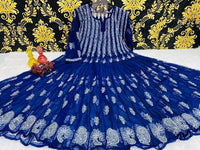 56 Kali Anarkali With A line inner - Chikankari official