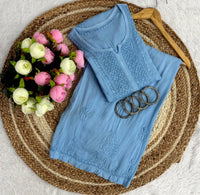 Anchor Thread 3d Panel Modal kurta Set