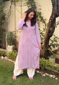 Ghass patti handmade modal kurta set