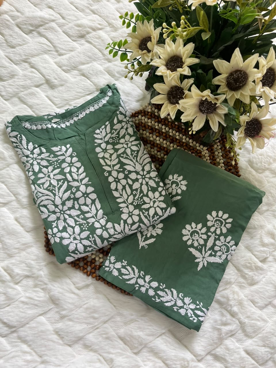 Ghasspatti Rayon 2pc Set