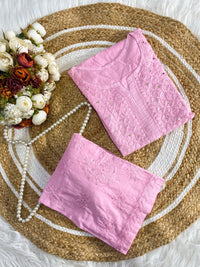 Muqaish work Zoya chikankari Set