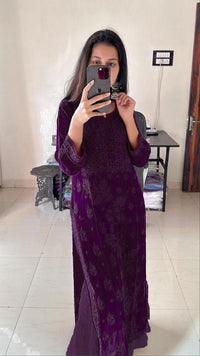 Georgette Embroidered 3pc Set