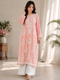 Heavy Modal premium Chikankari Long Kurta