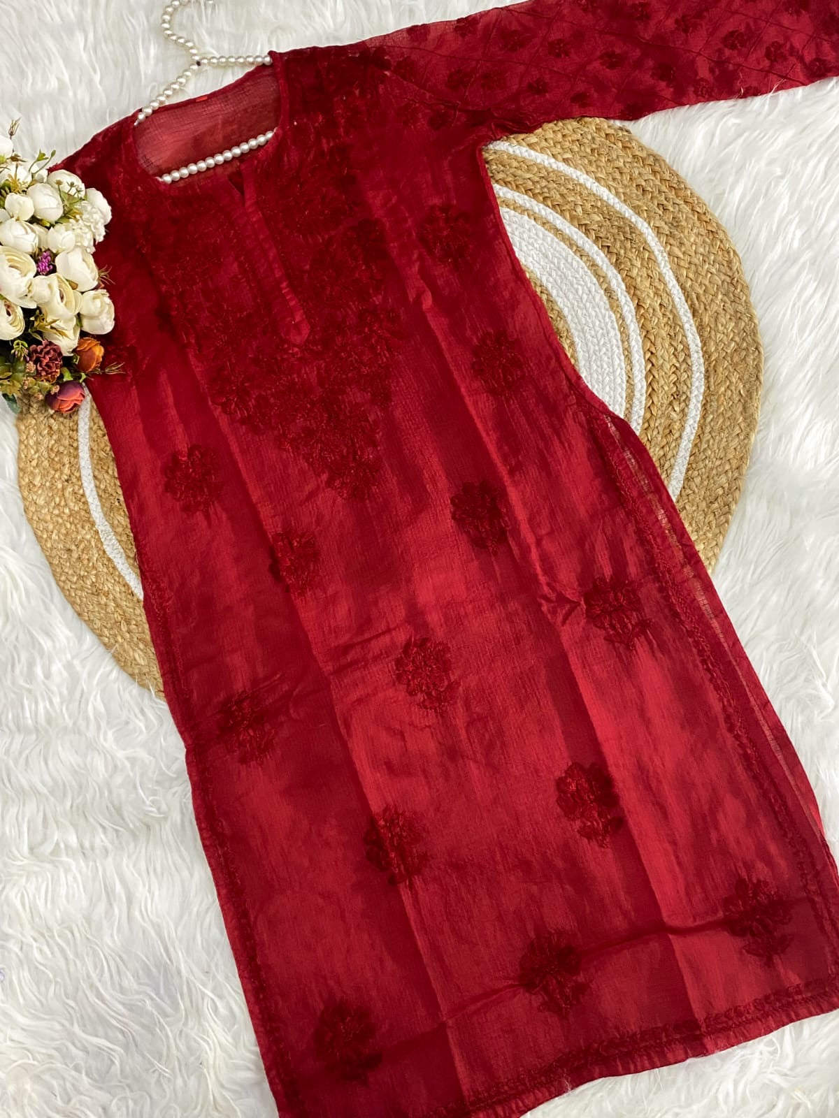 Exclusive PINTEX Kota Doria Co-ord Set