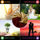 2 Pcs Maroon-Gold Blackout Gold Faux Silk Room Darkening Door Curtains, 7 Ft