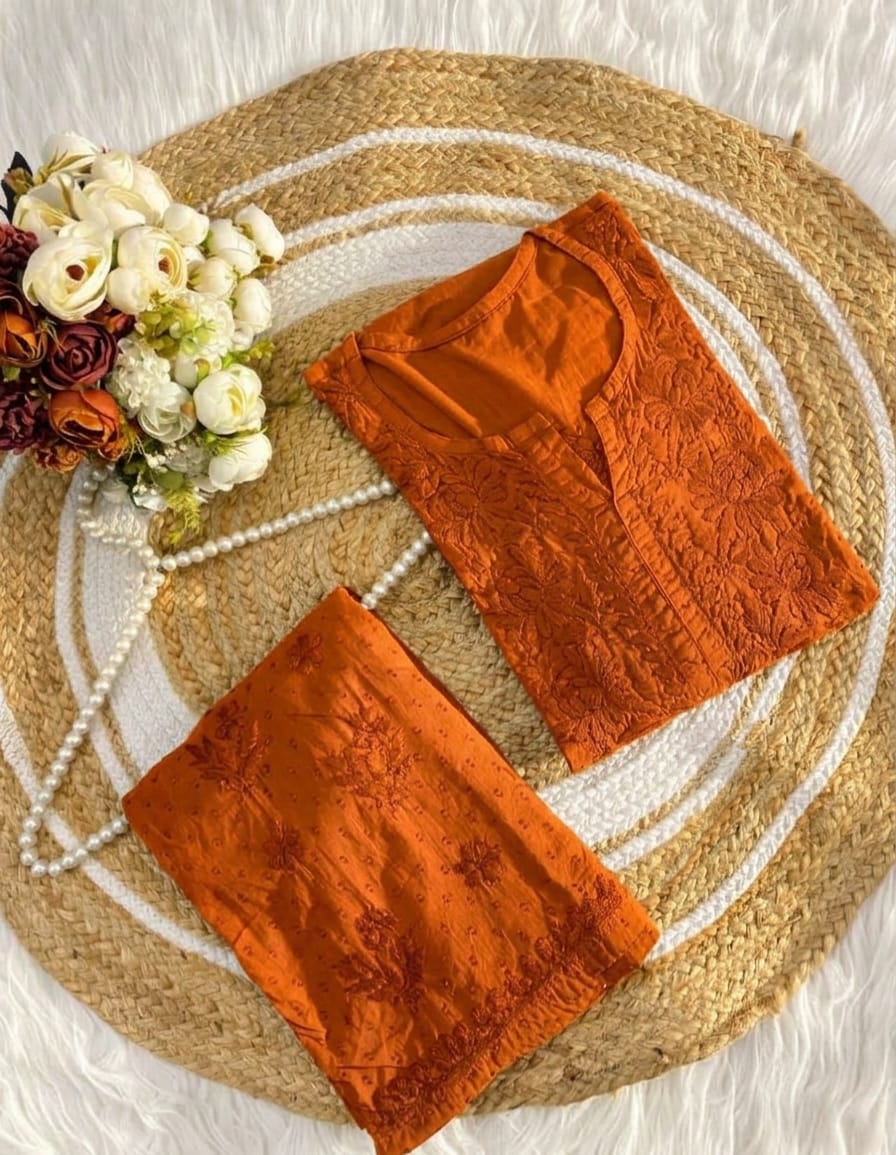 Soft Dobby Cotton Handmade Plazzo Set