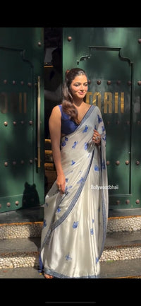 Japan satin Saree 6:30 meter