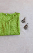 Rangrez Rayon Self embroidered Kurta