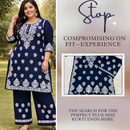 Big size Rayon White thread comfy Set