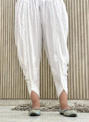 Ghass patti Hand Work sleevless Rayon long top