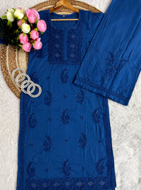 3D anchor Square Gala Muqaish thread Hand work 2pc Set