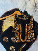 Colour thread Rayon Handwork combo