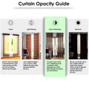 2 Pcs Beige & Blue Abstract Digital Faux Silk Medium room Darkening Window | Door | Long Door Curtains