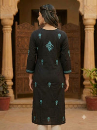 Pure Cotton Chikankari Worked Kurta