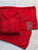 7 Boota Muqaish Viscose Set - Chikankari official