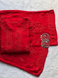 7 Boota Muqaish Viscose Set - Chikankari official
