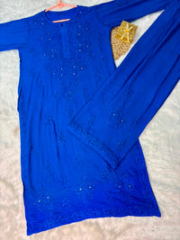 Heavy Daman Modal Muqaish Kurta