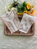 Bakhiya 2pc grace mul Cotton Threaded