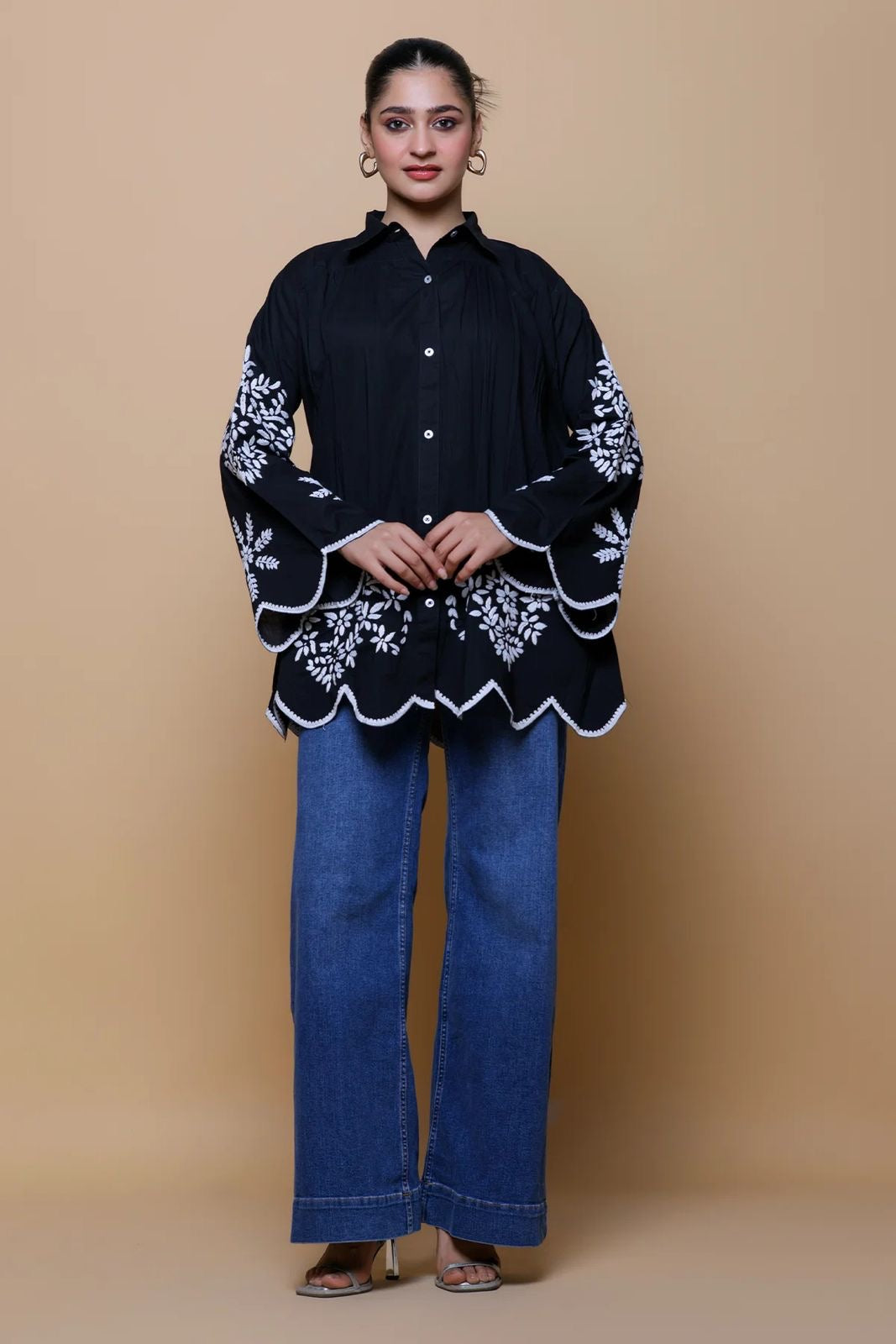 Modal Black Short premium Top