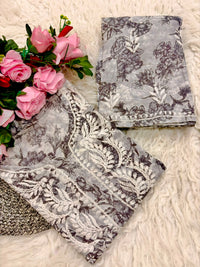 Pure Mul cotton floral soft light 2pc set