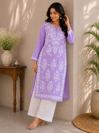 Heavy Modal premium Chikankari Long Kurta