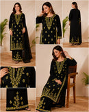 Modal cotton heavywork flowered set