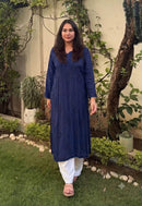 Ghass patti handmade modal kurta set