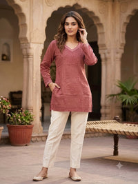 Mul Mul Fabric Short Top