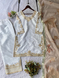 Noor Wedding 3pc Silk Set