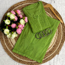 Anchor Thread 3d Panel Modal kurta Set