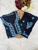Black Rayon threaded Co-ord set