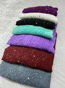 Small Sizes Viscose Muqaish Chikankari