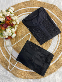 Muqaish work Zoya chikankari Set