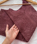 Resham chikankari viscose Suit Set