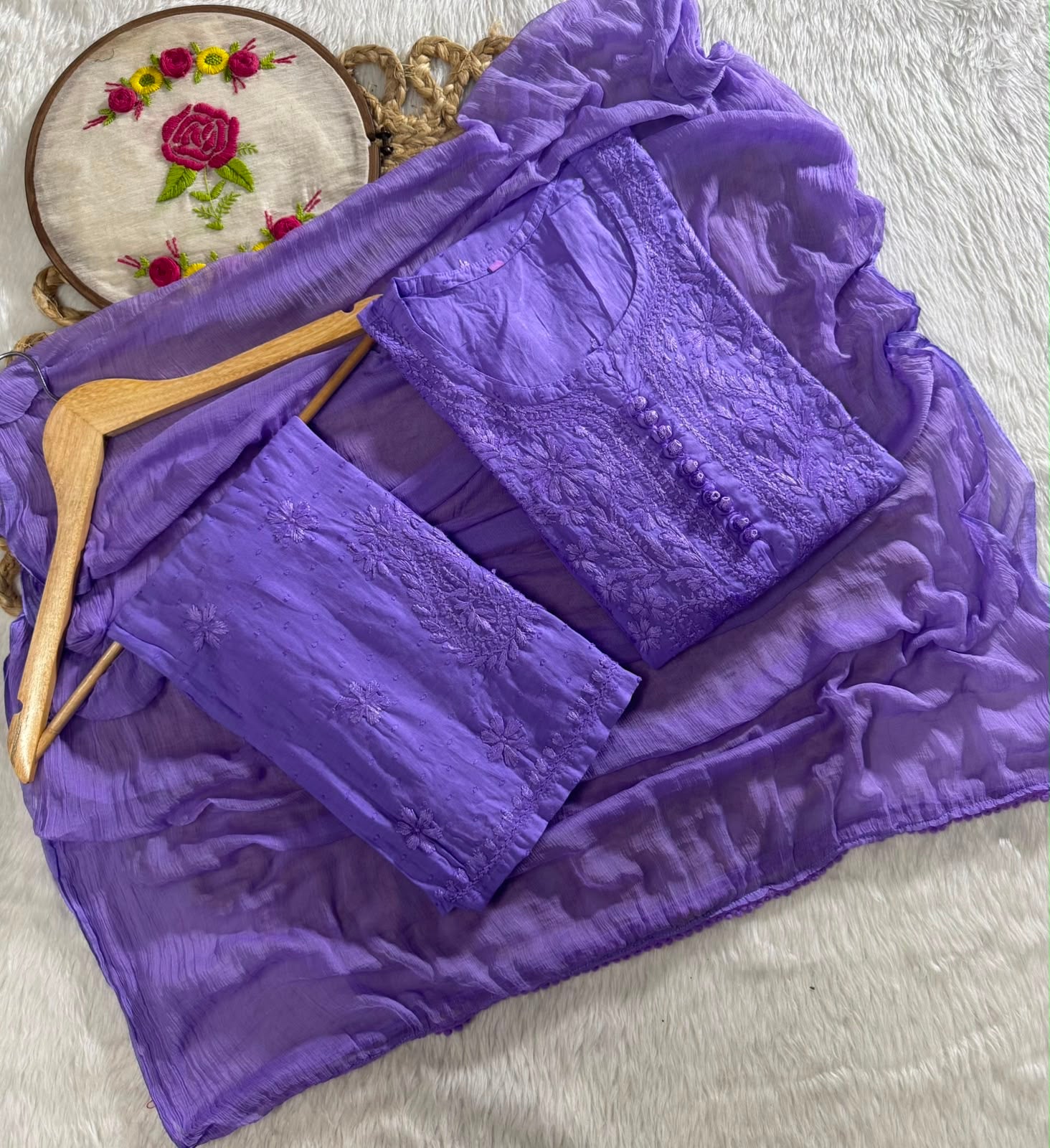 Dobby Cotton Soft Co-ord 3pc set