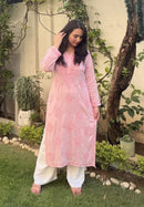 Ghass patti handmade modal kurta set