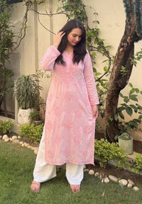 Ghass patti handmade modal kurta set