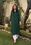 Ghass patti handmade modal kurta set