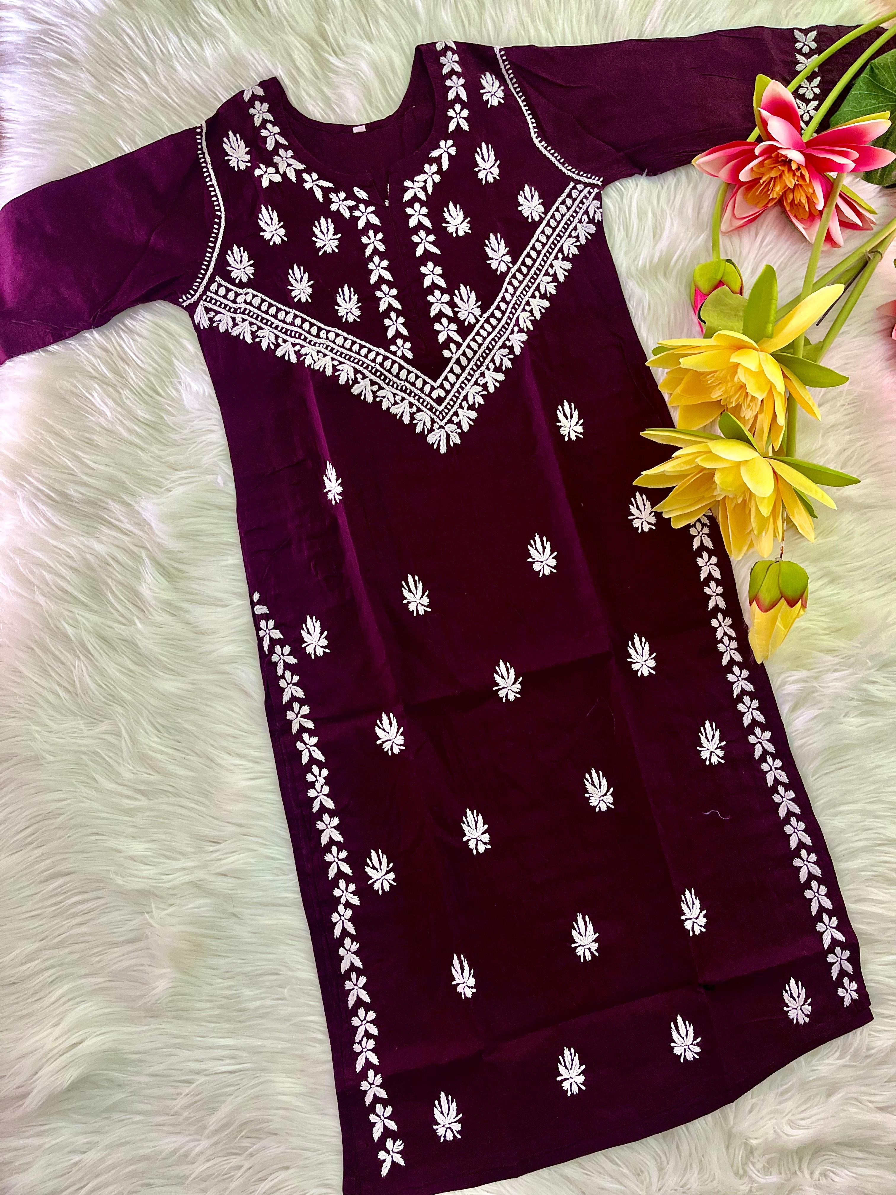 Buy 1 Get 1 Cotton Embroidered Kurta for every day