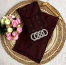 3D anchor Square Gala Muqaish thread Hand work 2pc Set