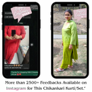 Rangrez Handcrafted Soft Rayon 3pc Ombre Set